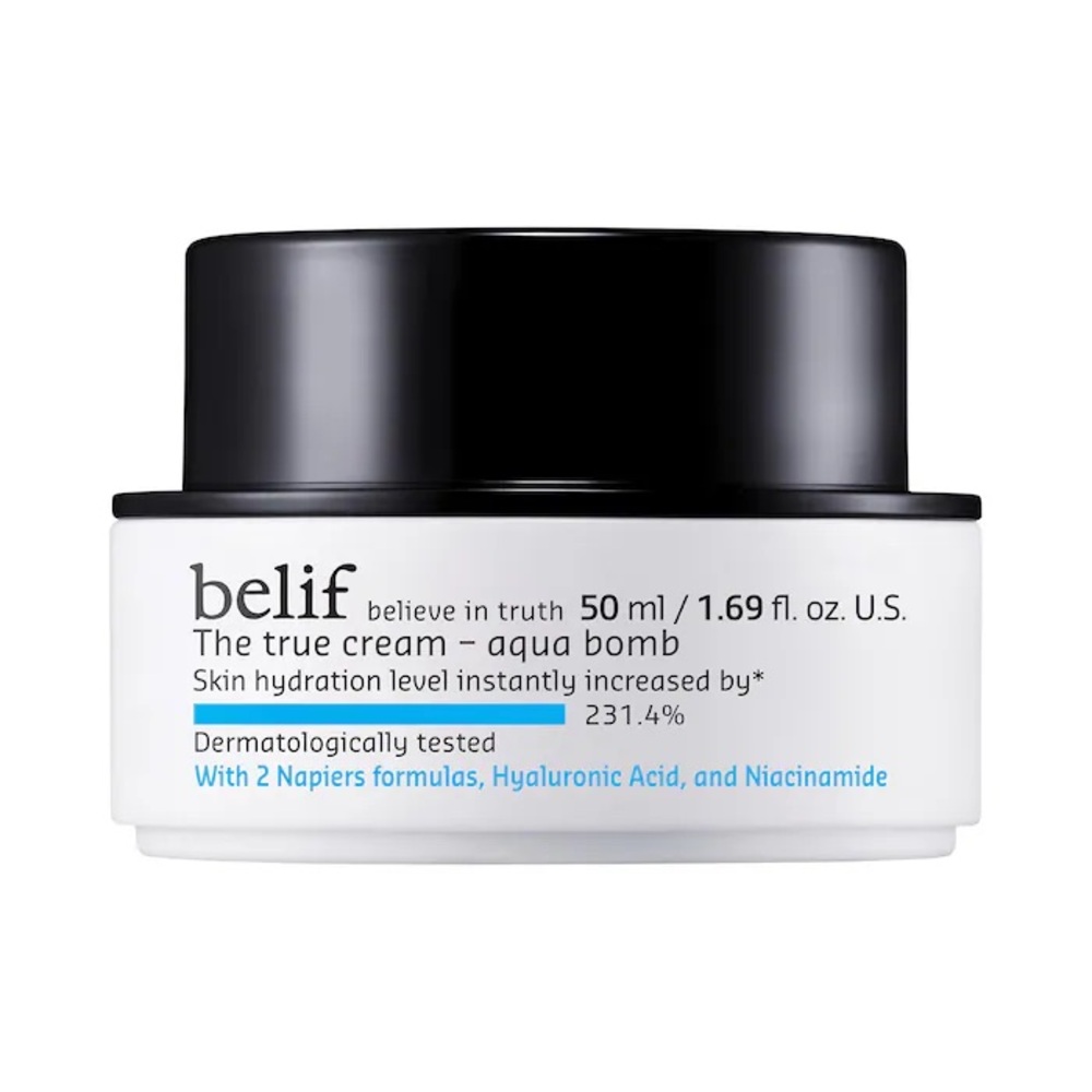 belif
The True Cream Aqua Bomb with Hyaluronic Acid and Niacinamide